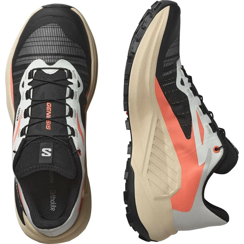 Salomon Shoe Genesis W Damen Trailrunningschuh fusion coral tender peach blac