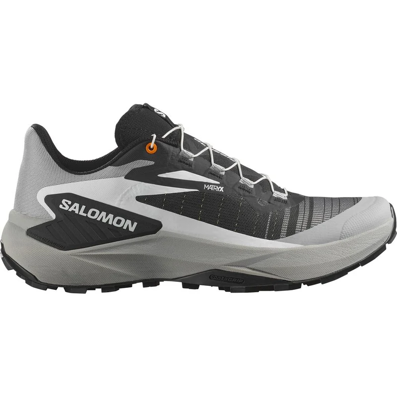 Salomon Shoe Genesis Herren Trailrunningschuh black alloy turmeric