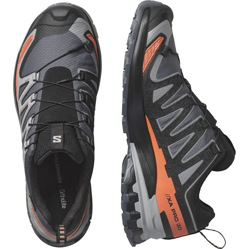 Salomon Shoe XA Pro 3D V9 GTX Herren Trailrunningschuh turbulence black burnt ochre