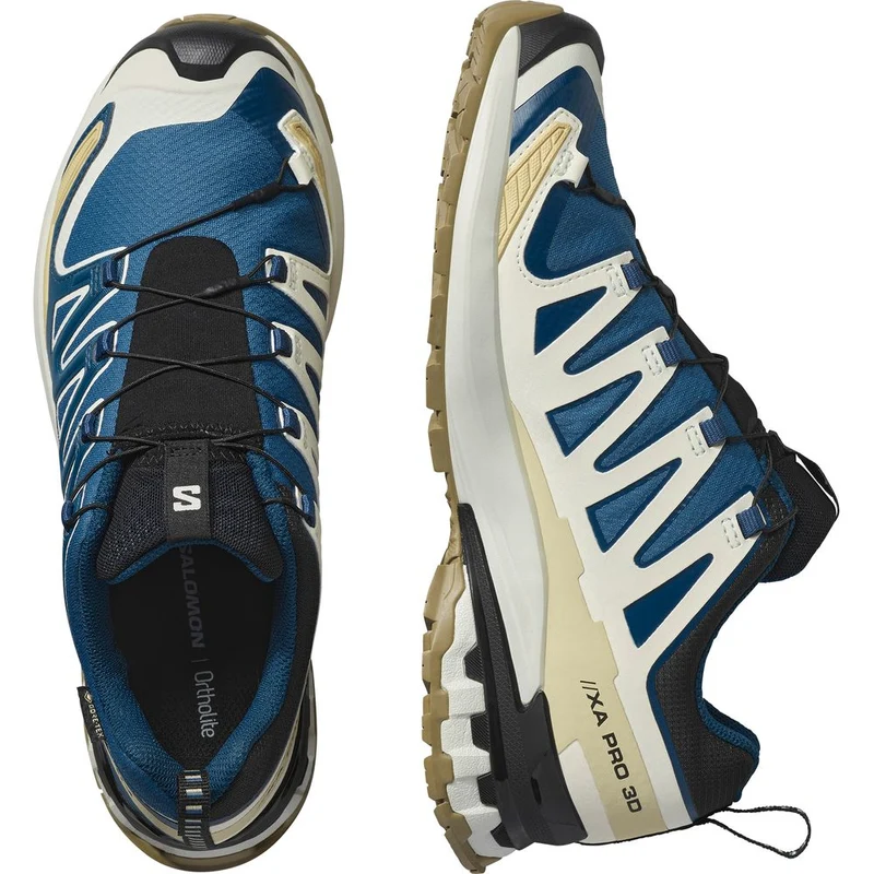 Salomon Shoe XA Pro 3D V9 GTX Herren Trailrunningschuh dark blue icicle aloe