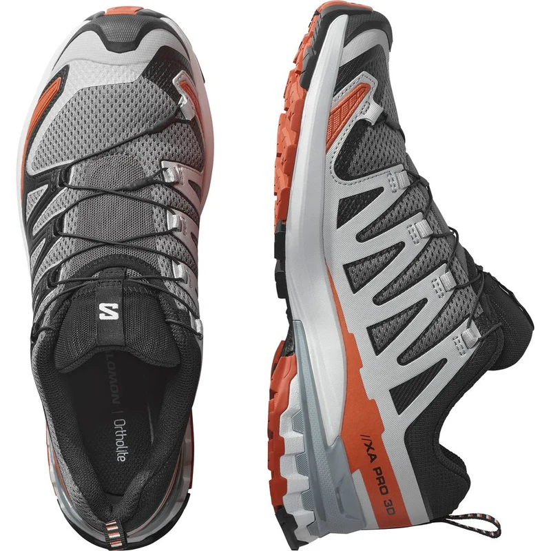 Salomon Shoe XA Pro 3D V9 Herren Trailrunningschuh castlerock black burnt ochre
