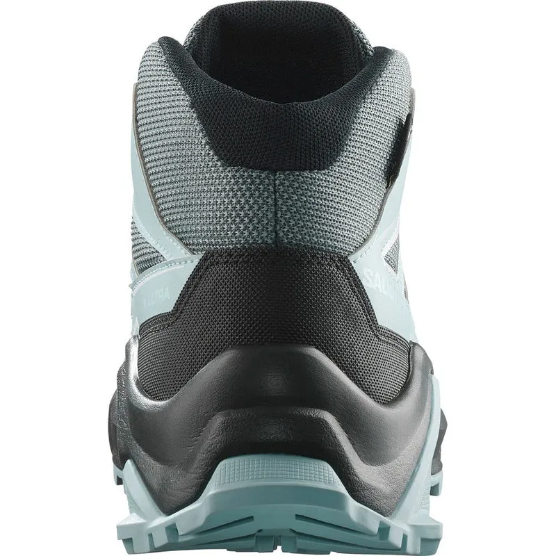 Salomon Shoes X Ultra Mid GTX J Kinder Wanderschuh turbulence black tourmaline