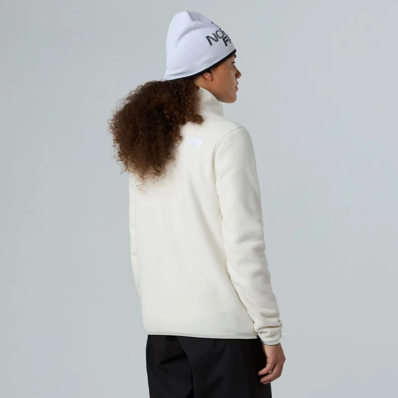 The North Face Damen Glacier Fleecejacke white dune