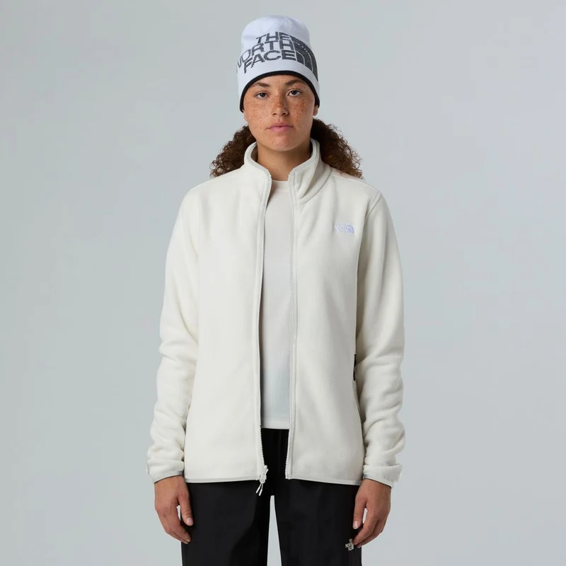The North Face Damen Glacier Fleecejacke white dune
