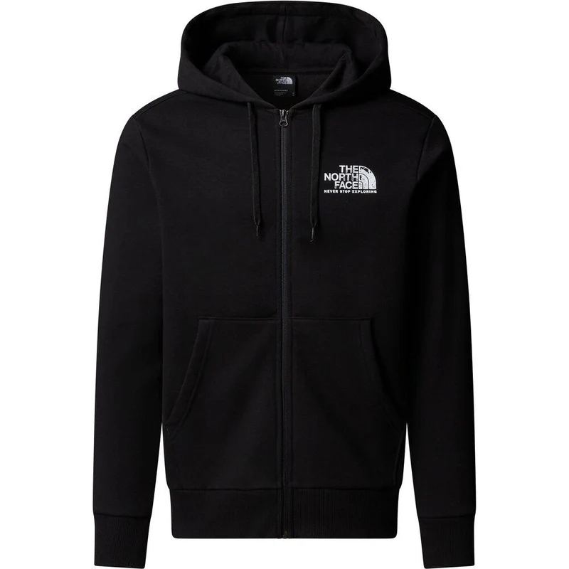 The North Face Herren Blanca Peak Full Zip Hoodie tnf black