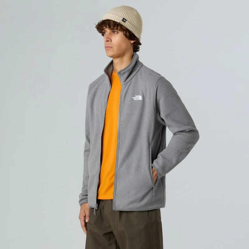 The North Face Herren Glacier Fleecejacke tnf mid grey heather