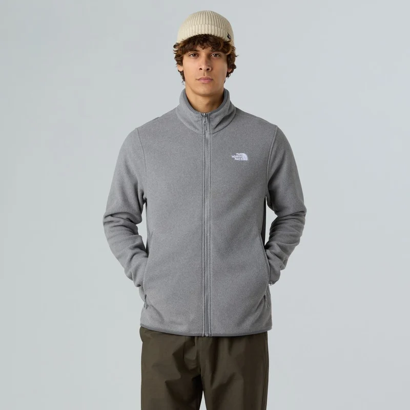 The North Face Herren Glacier Fleecejacke tnf mid grey heather