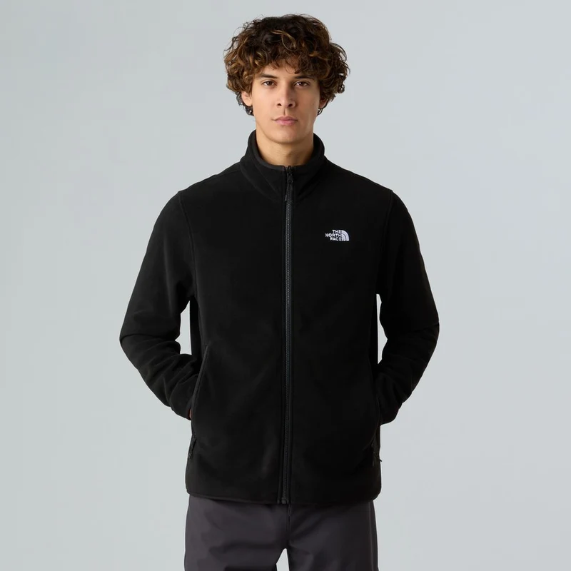 The North Face Herren Glacier Fleecejacke tnf black
