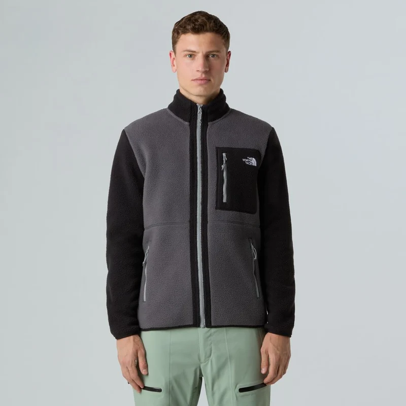 The North Face Herren Yumiori Full Zip Fleecejacke anthracite grey tnf bla