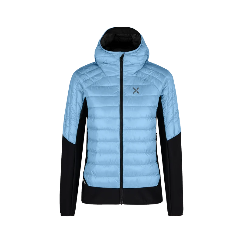 PEAK HYBRID HOODED JACKET WOM.