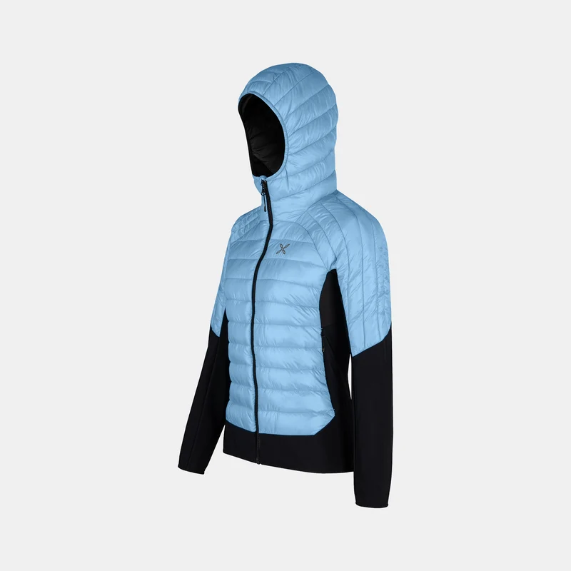 PEAK HYBRID HOODED JACKET WOM.
