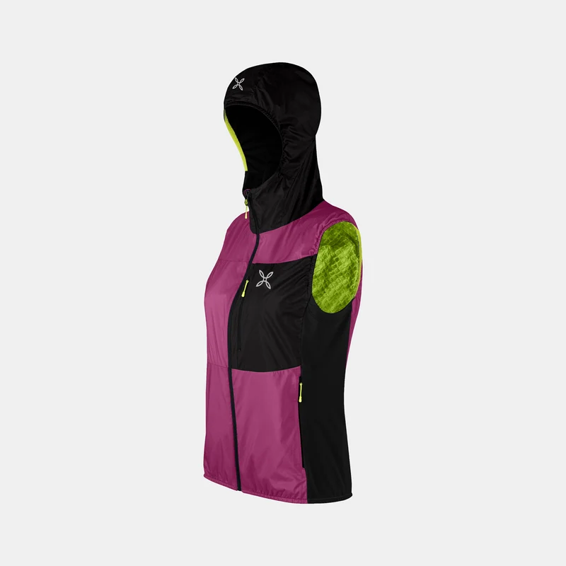 TRACCIA OCTA HOODED VEST WOMAN