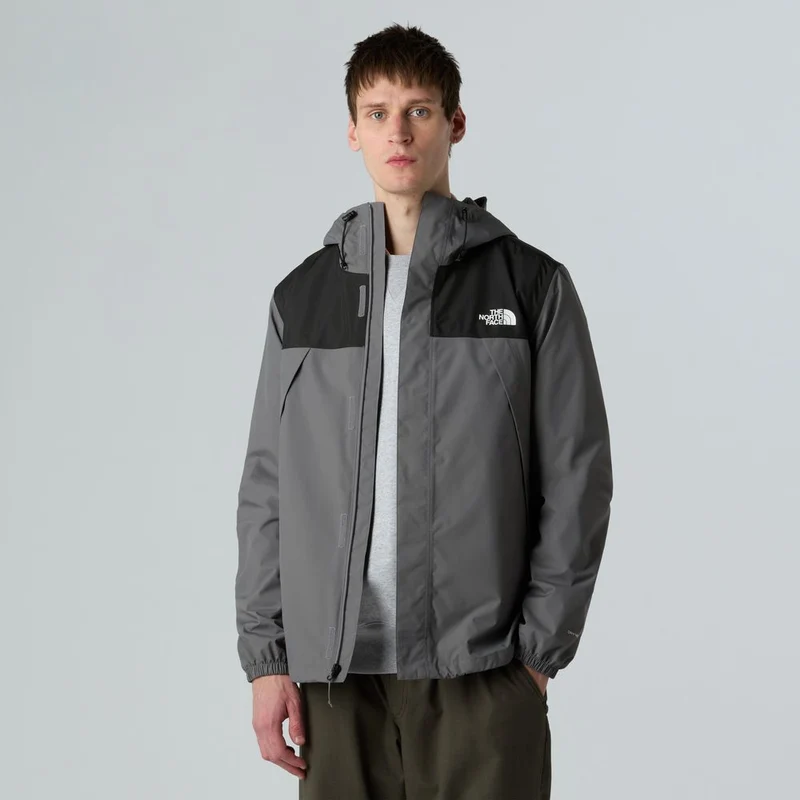 The North Face Herren Antora Jacke smoked pearl tnf black