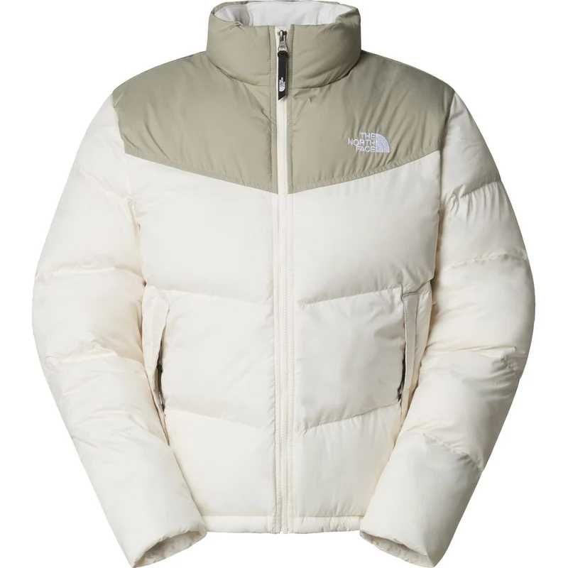 The North Face Herren Saikuru Jacke white dune clay grey
