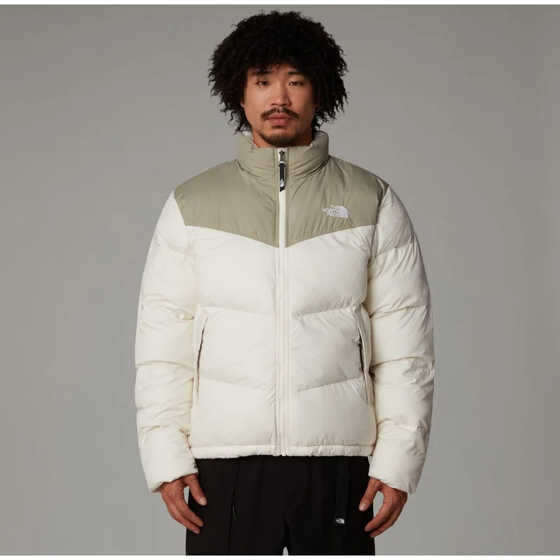 The North Face Herren Saikuru Jacke white dune clay grey