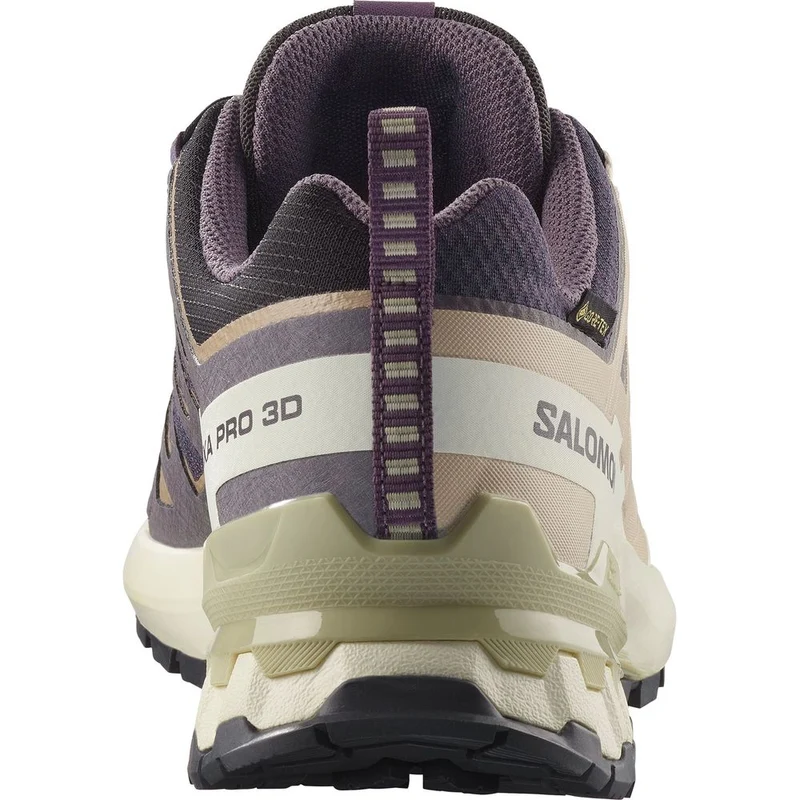 Salomon Shoe XA Pro 3D V9 GTX Damen Trailrunningschuh nine iron oxford tan alfalfa