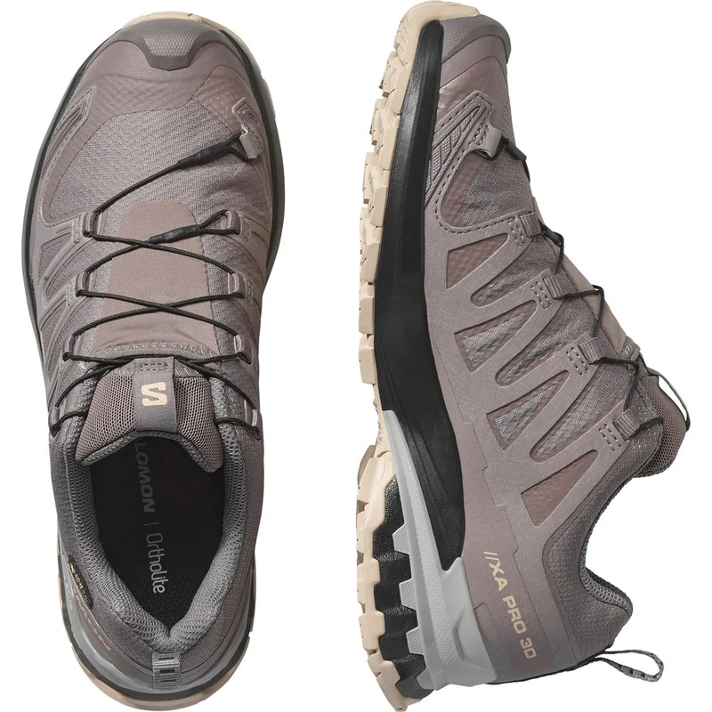Salomon Shoe XA Pro 3D V9 GTX Damen Trailrunningschuh plum kitten black gull