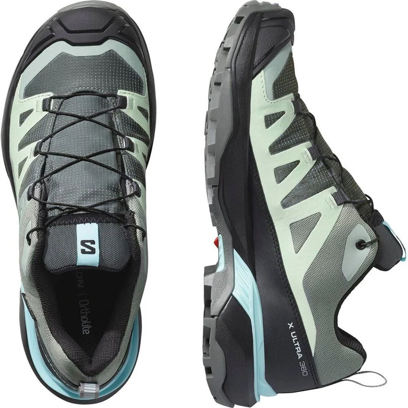 Salomon Shoe X Ultra 360 GTX Damen Hikingschuh sedona sage black sea foam