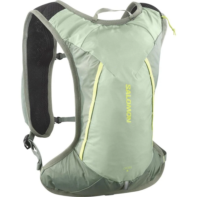 Salomon Cross 4 Laufrucksack green milieu agave green sharp