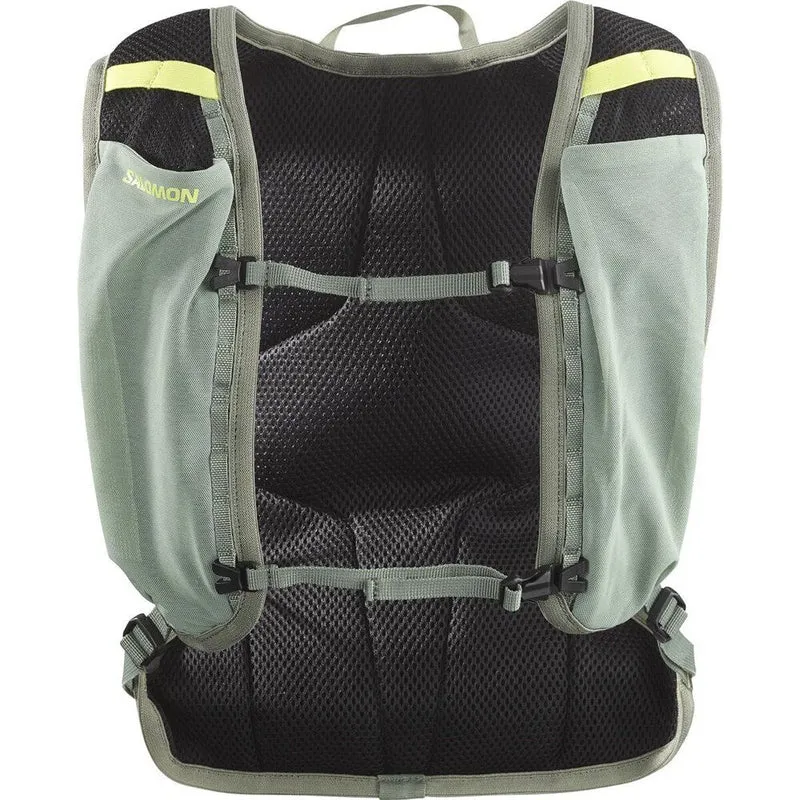 Salomon Cross 4 Laufrucksack green milieu agave green sharp