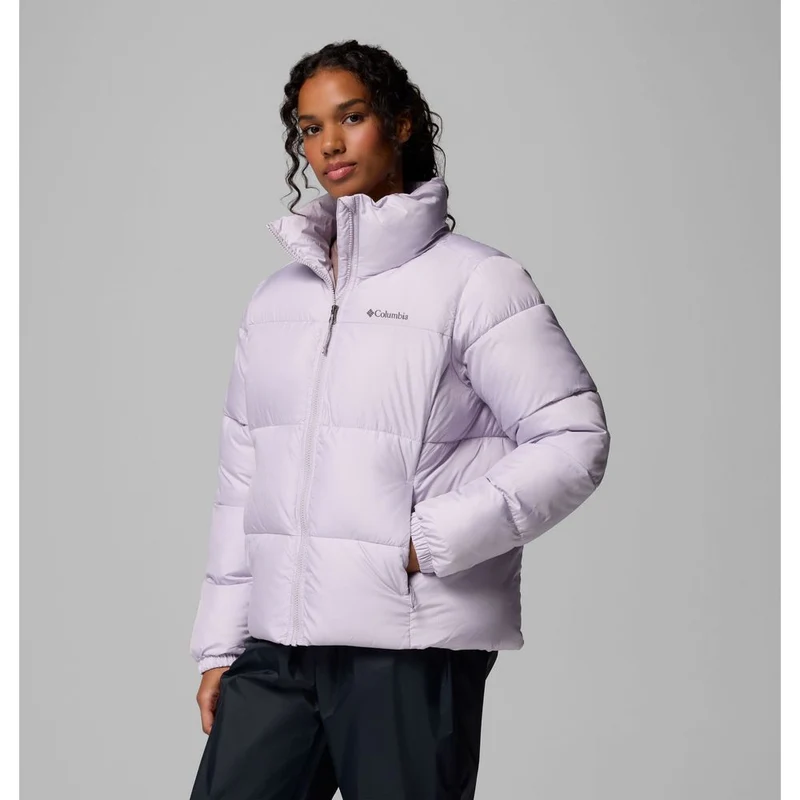 Columbia Damen Puffect II Full Zip Isolationsjacke lavender pearl