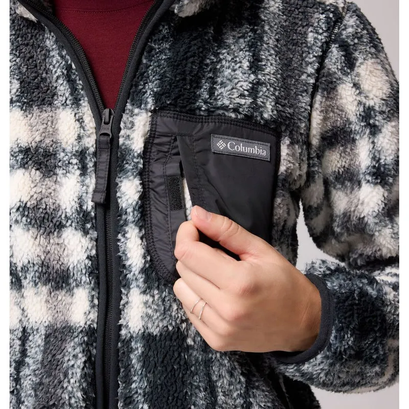 Columbia Damen West Bend Print Full Zip II Fleecejacke black herringplaid