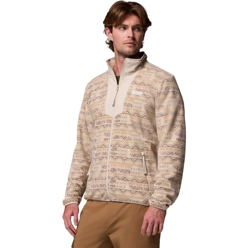 Columbia Herren Sequoia Grove Printed Full Zip Fleecejacke dark stone horizons