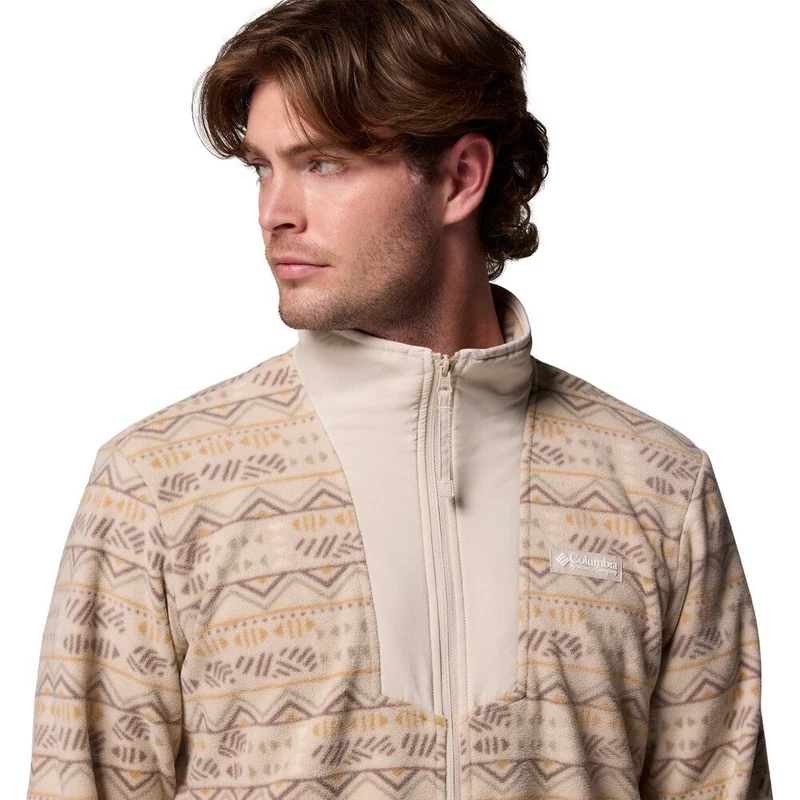 Columbia Herren Sequoia Grove Printed Full Zip Fleecejacke dark stone horizons