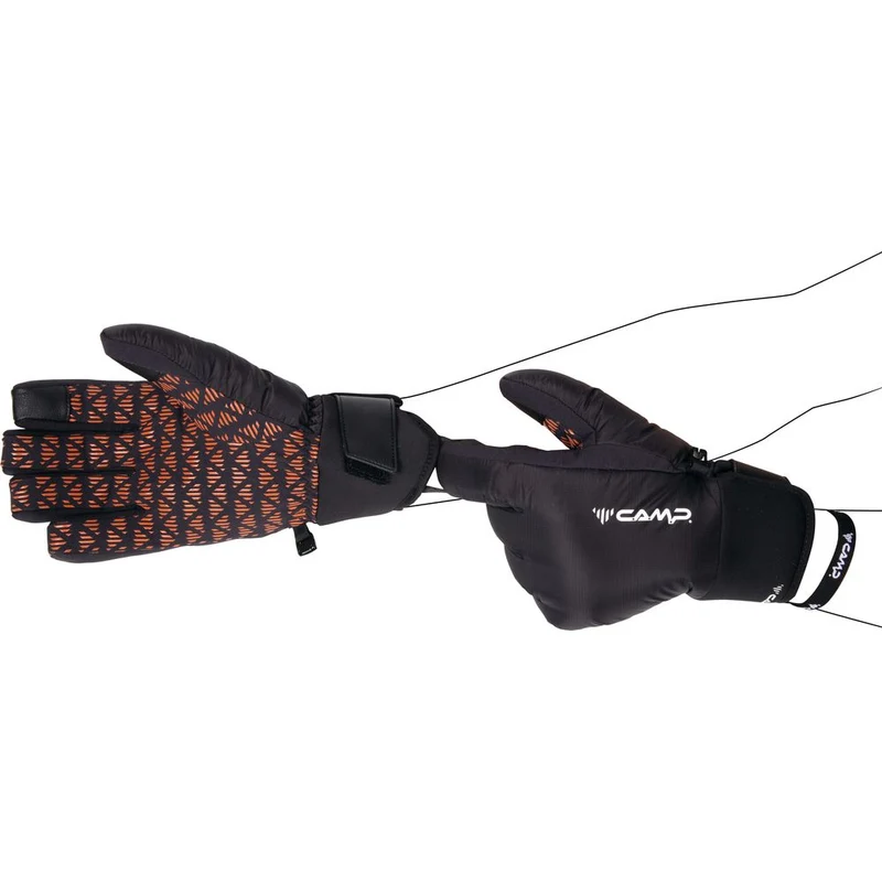 Camp G Air Down Herren Skitourenhandschuh black/copper