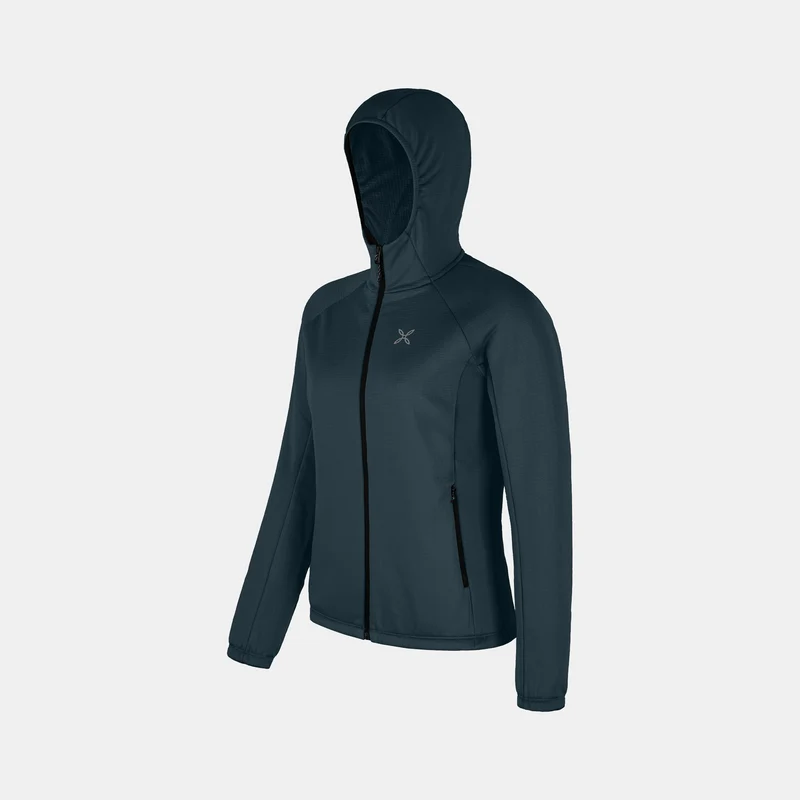 FADIS GRID HOODED MAGLIA WOMAN