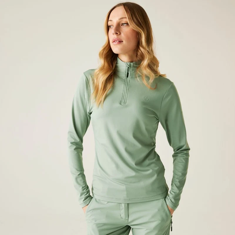 Dare2B Lowline II Stretch Damen Sweatshirt glaciergreen