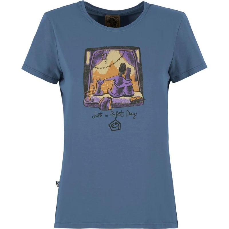 E9 Mush Damen T-Shirt steel blue