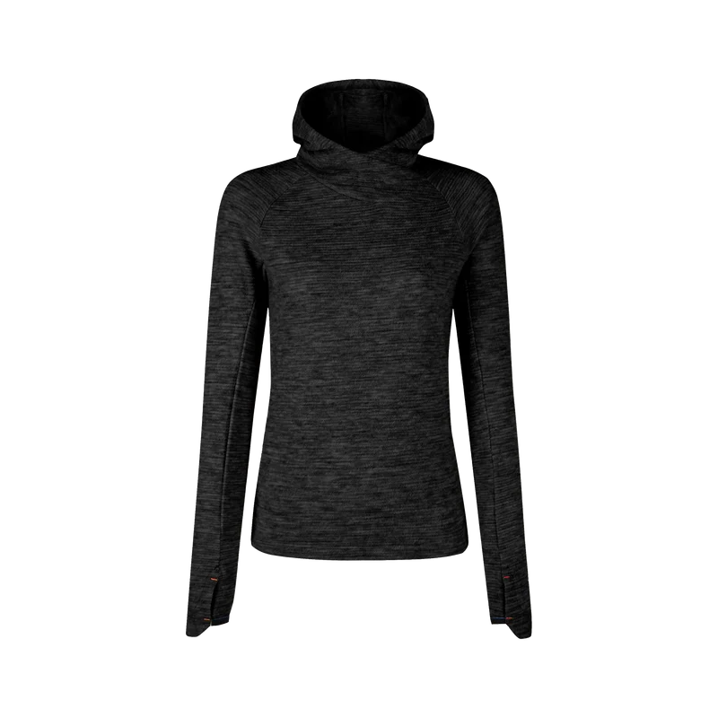 VERSANTE MERINO HOOD.L/S TEE W