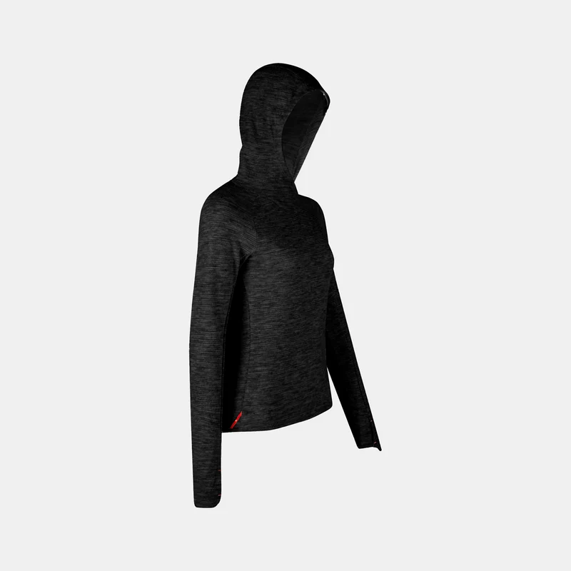 VERSANTE MERINO HOOD.L/S TEE W