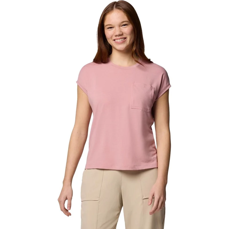 Columbia Boundless Trek Damen T-Shirt eraser pink