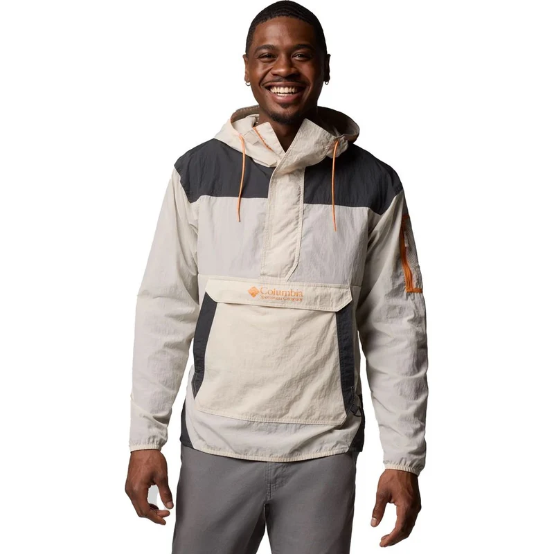 Columbia Challenger Anorak Herren Windbreaker dark stone shark