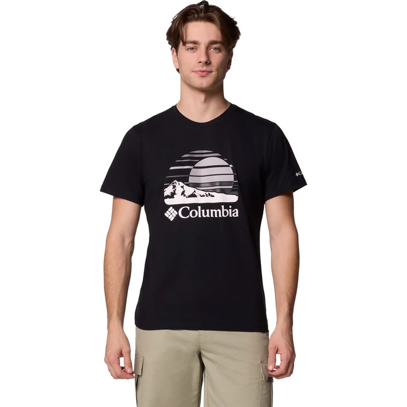 Columbia Path Lake Graphic II Herren T-Shirt black peaceful perspective