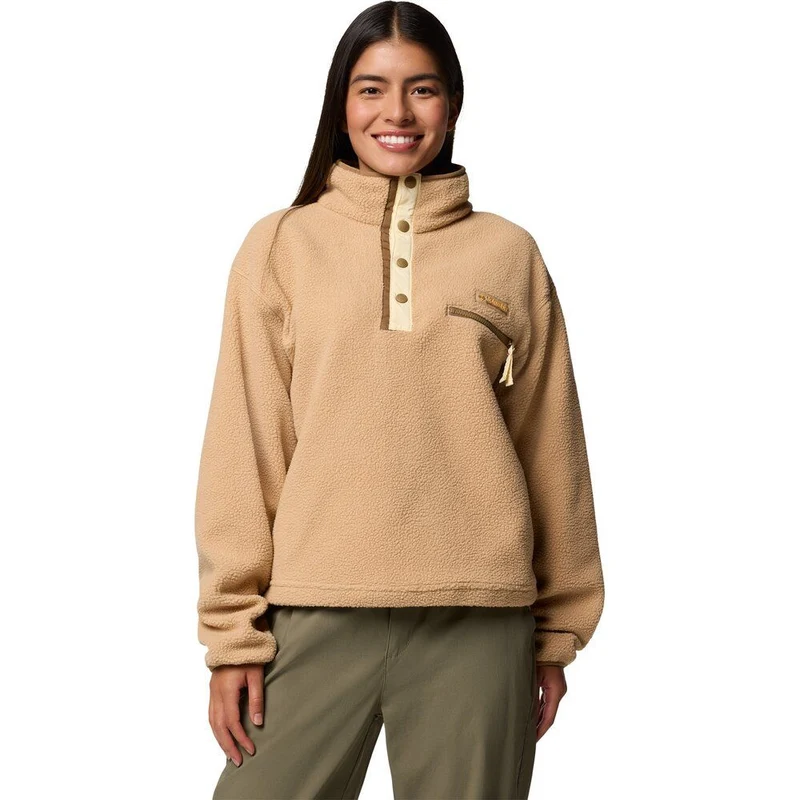 Columbia Helvetia™ II Cropped Damen Fleecepullover canoe