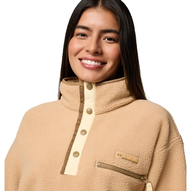 Columbia Helvetia™ II Cropped Damen Fleecepullover canoe