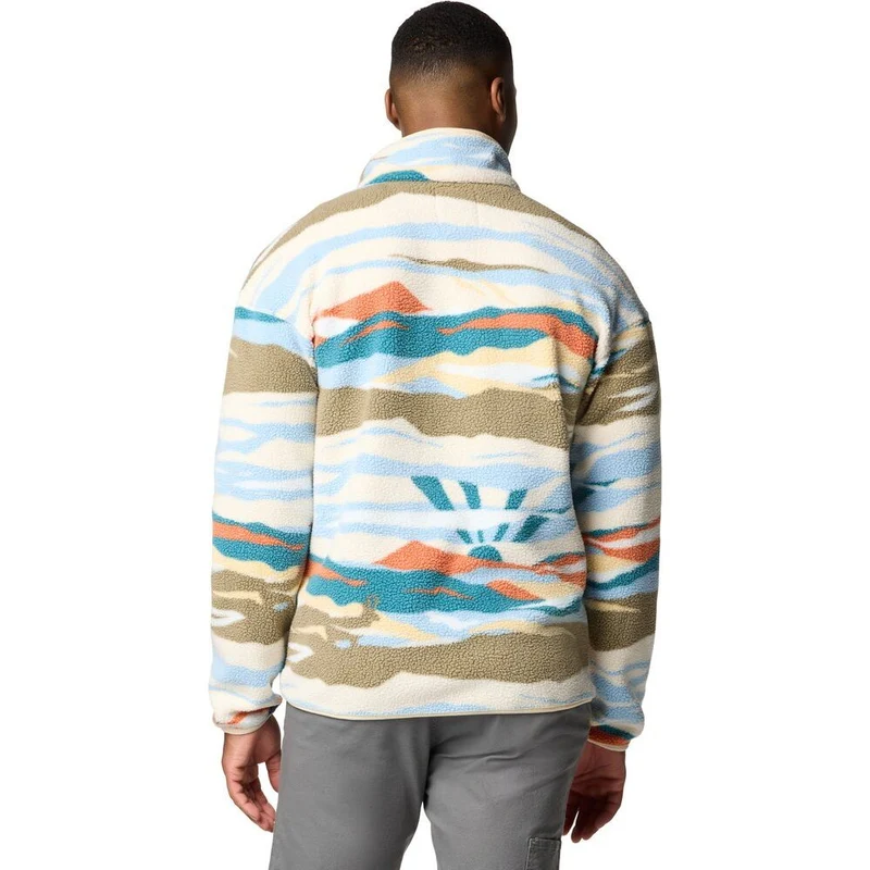 Columbia Helvetia II Printed Herren Fleecepullover chalk rogue valley