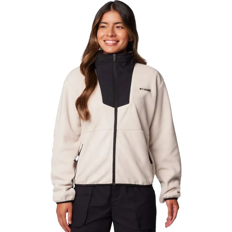 Columbia Sequoia Grove Damen Fleecejacke dark stone black