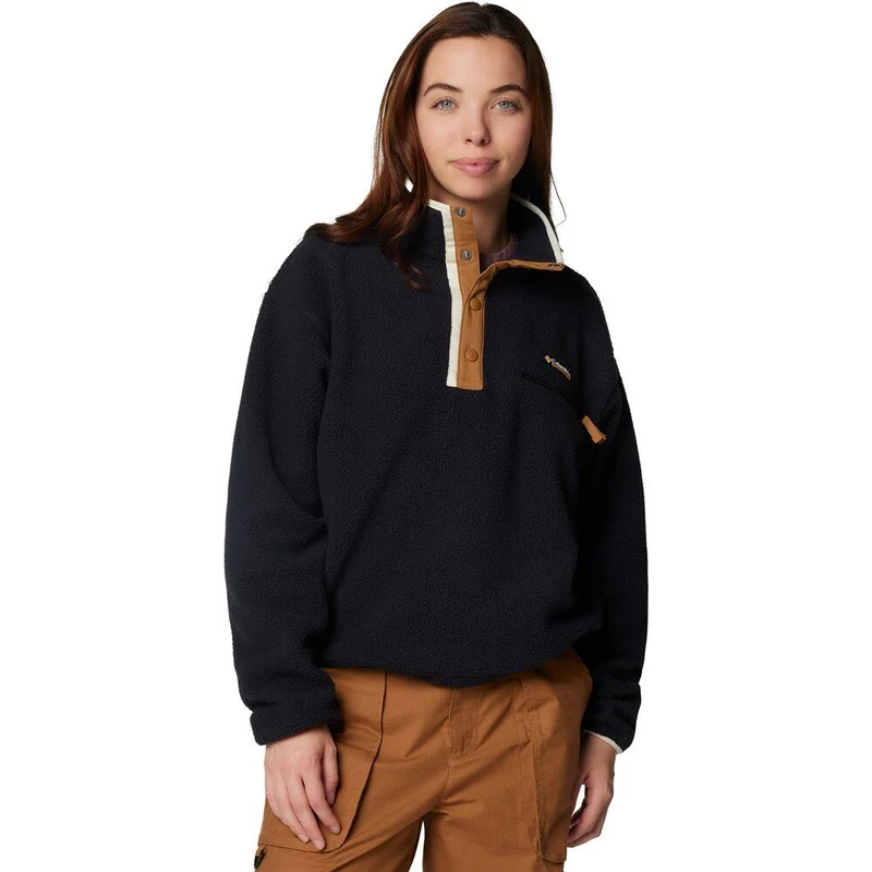 Columbia Helvetia™ II Cropped Damen Fleecepullover black