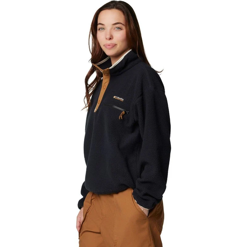 Columbia Helvetia™ II Cropped Damen Fleecepullover black