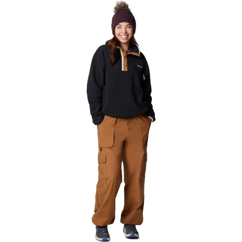 Columbia Helvetia™ II Cropped Damen Fleecepullover black