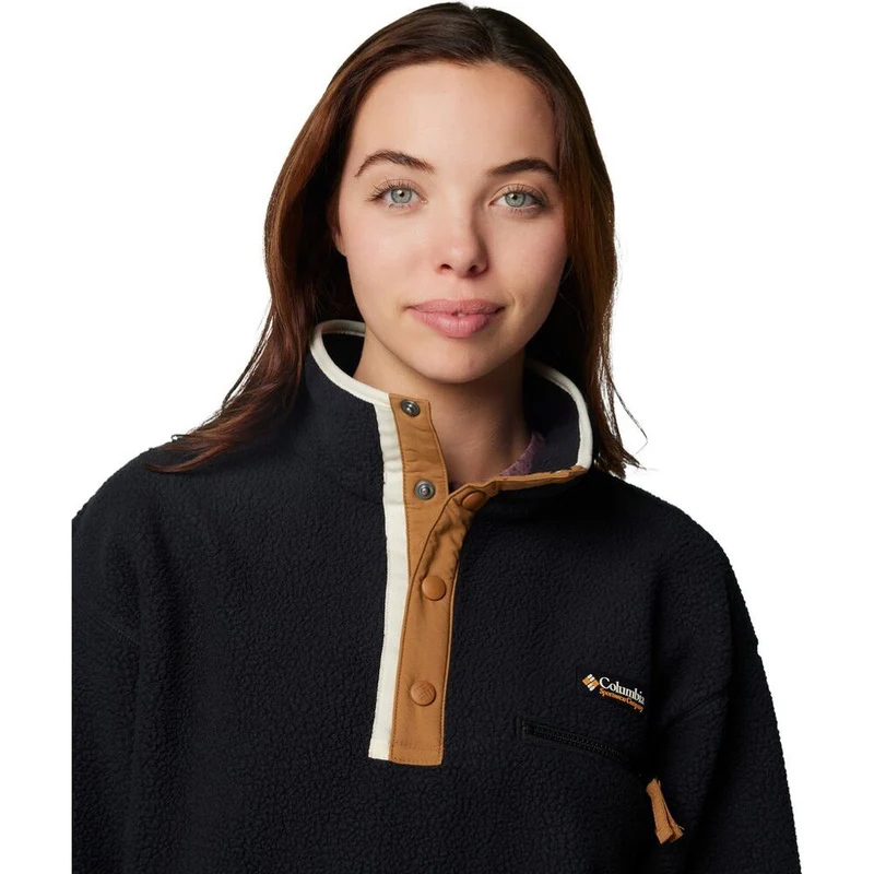 Columbia Helvetia™ II Cropped Damen Fleecepullover black