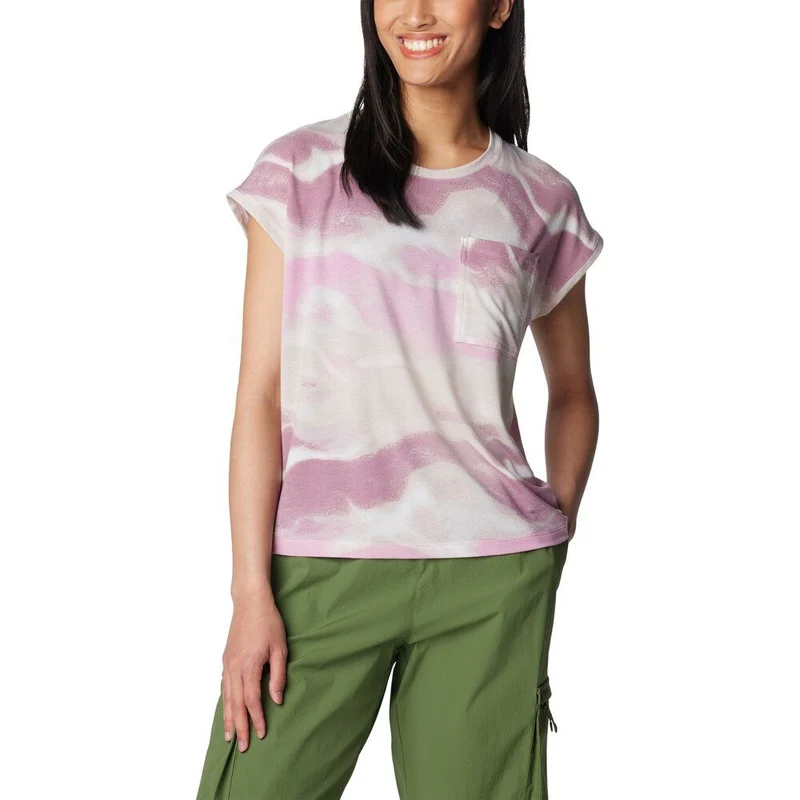 Columbia Boundless Trek Damen T-Shirt cosmos undercurrent