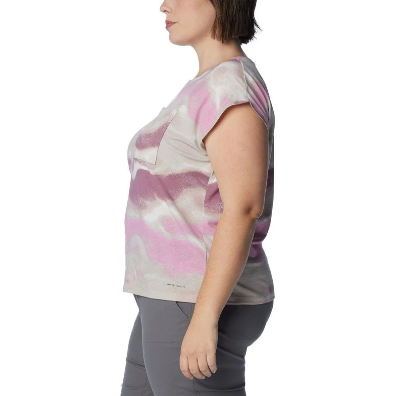 Columbia Boundless Trek Damen T-Shirt cosmos undercurrent
