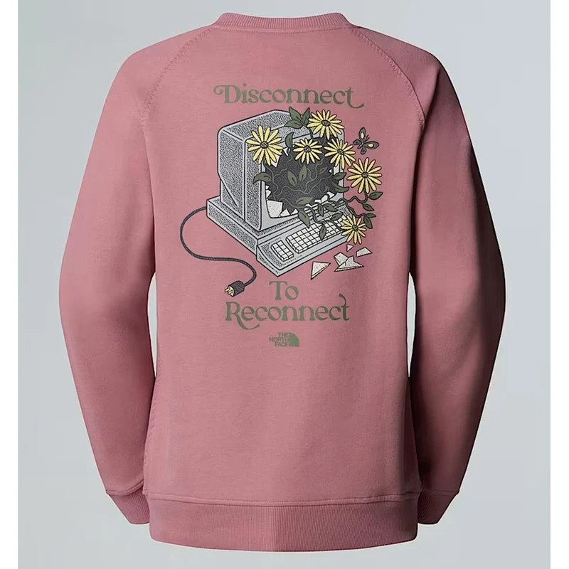 The North Face Connect relaxt geschnittenes Sweatshirt für Damen nostalgia rose
