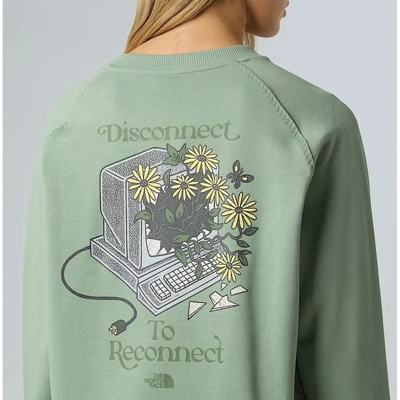 The North Face Connect relaxt geschnittenes Sweatshirt für Damen slate moss