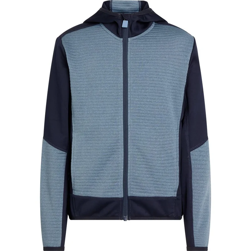 McKinley Aaki Kinder Fleecejacke melange blue